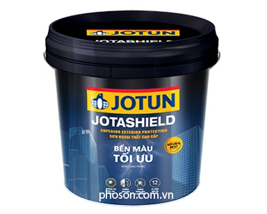 Sơn Jotun ngoại thất cao cấp nhất Jotashield Bền Màu Tối Ưu